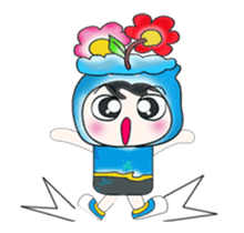 Hi my name is Taro..^_^ Flower!! sticker #14222843