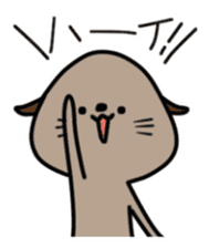 Cute sea otter sticker sticker #14223062