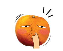 orange crazy isan/eng sticker #14223318