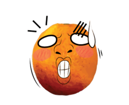 orange crazy isan/eng sticker #14223320