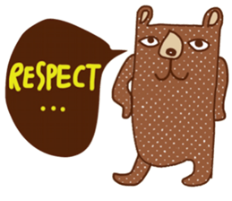 iBrown Bear sticker #14223917