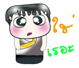 Hello! My name is Kato. ^_^ sticker #14224375