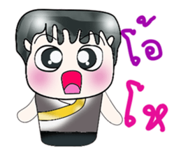 Hello! My name is Kato. ^_^ sticker #14224377