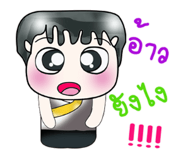 Hello! My name is Kato. ^_^ sticker #14224381