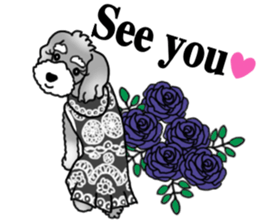 AER the Miniature Schnauzer sticker #14224429