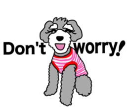 AER the Miniature Schnauzer sticker #14224430