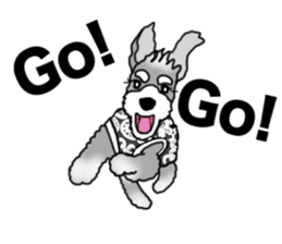 AER the Miniature Schnauzer sticker #14224431