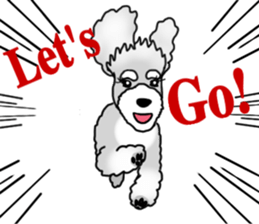 AER the Miniature Schnauzer sticker #14224432