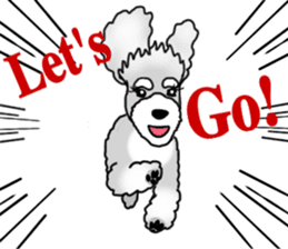 AER the Miniature Schnauzer sticker #14224432