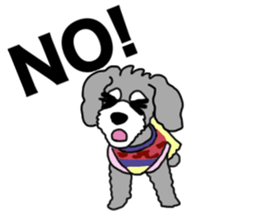 AER the Miniature Schnauzer sticker #14224435