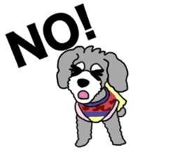 AER the Miniature Schnauzer sticker #14224435