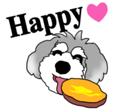 AER the Miniature Schnauzer sticker #14224444