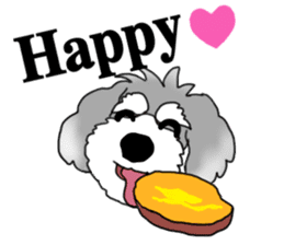 AER the Miniature Schnauzer sticker #14224444