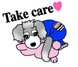 AER the Miniature Schnauzer sticker #14224447