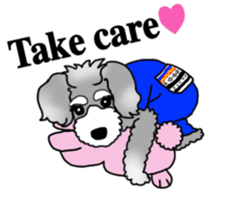 AER the Miniature Schnauzer sticker #14224447