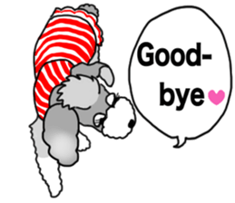 AER the Miniature Schnauzer sticker #14224456