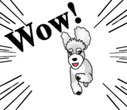 AER the Miniature Schnauzer sticker #14224458