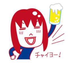 drunken K.chan sticker #14224831