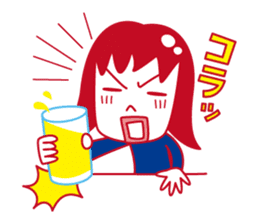 drunken K.chan sticker #14224835