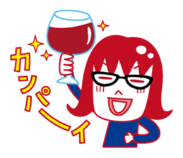 drunken K.chan sticker #14224845