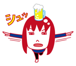 drunken K.chan sticker #14224865