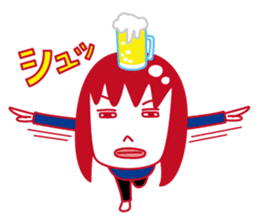 drunken K.chan sticker #14224865