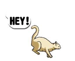 Animated Sticker!!Cats love balloon 2 sticker #14224989