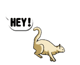 Animated Sticker!!Cats love balloon 2 sticker #14224989