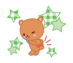 Lovey-Dovey bears for New Year 2017 sticker #14225877