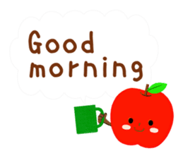 Red & Green Apples !! sticker #14226190