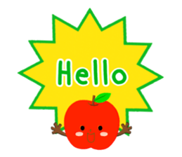 Red & Green Apples !! sticker #14226191