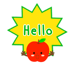 Red & Green Apples !! sticker #14226191