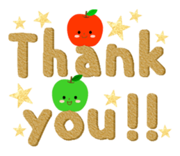 Red & Green Apples !! sticker #14226195