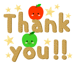 Red & Green Apples !! sticker #14226195