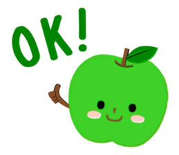 Red & Green Apples !! sticker #14226202