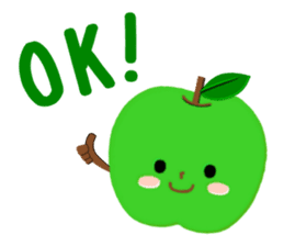 Red & Green Apples !! sticker #14226202