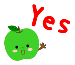 Red & Green Apples !! sticker #14226204