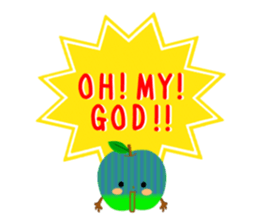 Red & Green Apples !! sticker #14226207