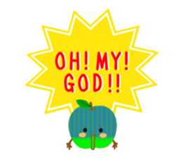 Red & Green Apples !! sticker #14226207