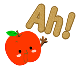 Red & Green Apples !! sticker #14226215