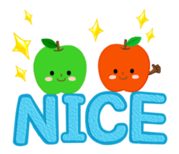 Red & Green Apples !! sticker #14226217