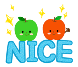 Red & Green Apples !! sticker #14226217