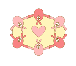 Medium mammal pink8 sticker #14226312