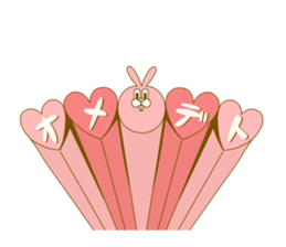 Medium mammal pink8 sticker #14226316