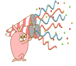 Medium mammal pink8 sticker #14226317