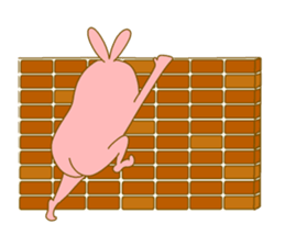 Medium mammal pink8 sticker #14226322