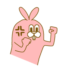 Medium mammal pink8 sticker #14226325