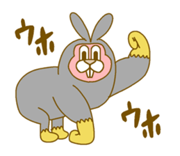 Medium mammal pink8 sticker #14226329