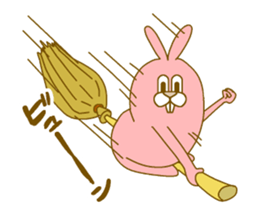 Medium mammal pink8 sticker #14226330