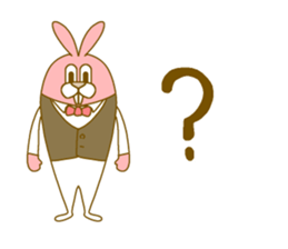 Medium mammal pink8 sticker #14226332